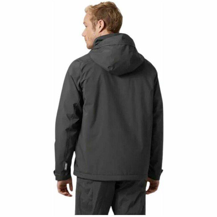 2023 Helly Hansen Mens HP Racing Lifaloft Hooded Sailing Jacket 30366 - Ebony